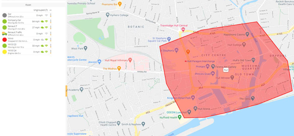 Geo-Fence Zones and Downloads